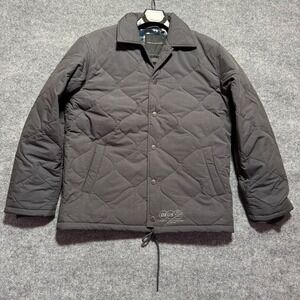 Deus Ex‎ Machina Freddy Coach Jacket Medium Anthracite Quilted  Thinsulate Mens